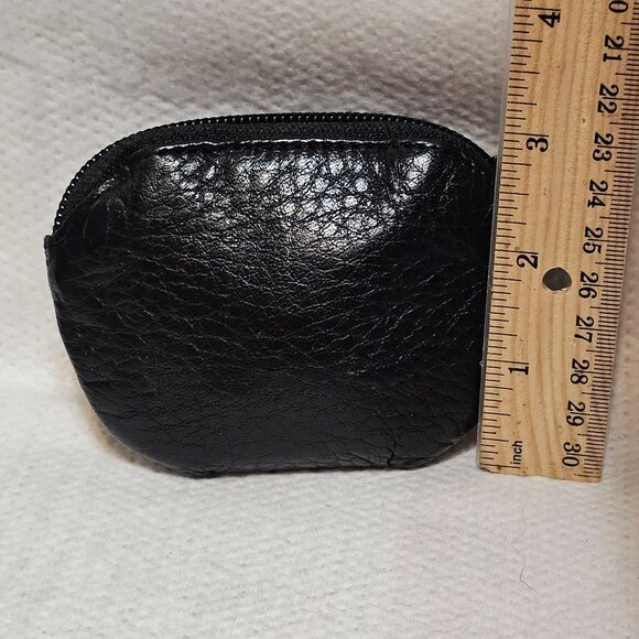 Brighton Black Leather Coin Purse With Exterior Snap Pocket - Picture 6 of 6